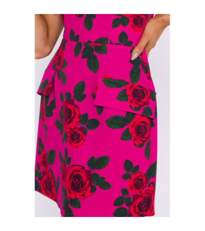 M795 Mini sukienka gorsetowa we wzór - model 2