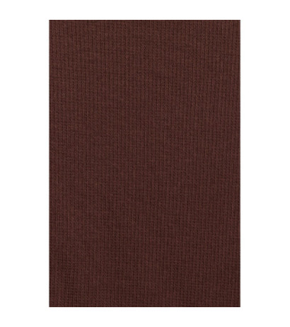 M818 Prążkowana sukienka mini z odkrytymi ramionami - brązowa