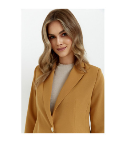 K141 Żakiet z ozdobnymi guzikami - cynamonowy