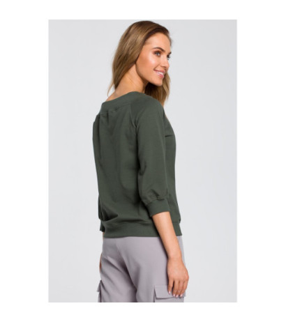 M412 Bluzka z opadającym ramieniem - militarno-zielona
