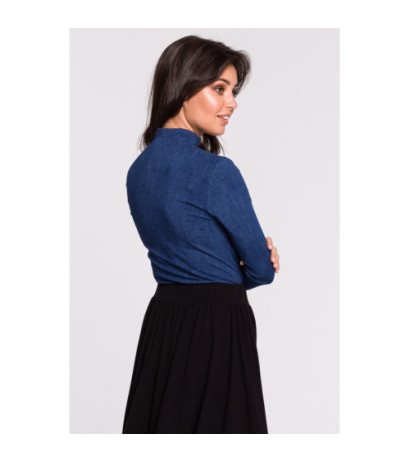 B129 Golf z haftem - denim