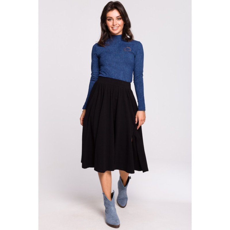 B129 Golf z haftem - denim