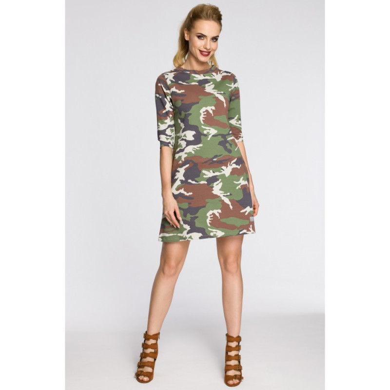 M236 Dresowa sukienka moro - model 1