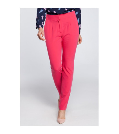 M303 Eleganckie spodnie cygaretki - różowe