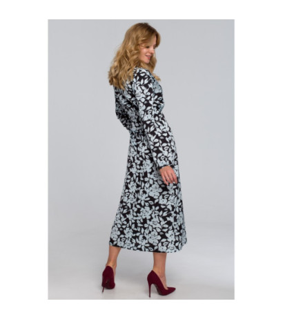 K083 Sukienka kopertowa maxi - model 4