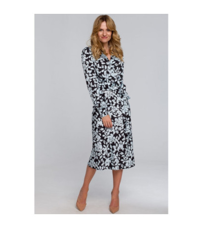 K089 Ołówkowa spódnica midi - model 4