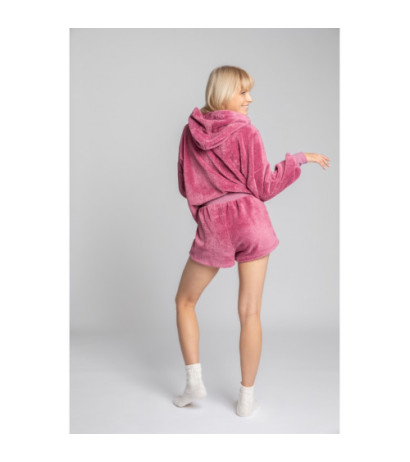 LA005 Pluszowe szorty - wrzosowe