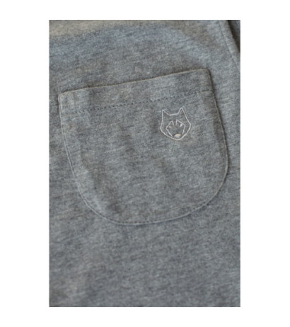 LA015 Bawełniany top do spania bez rękawów - szary