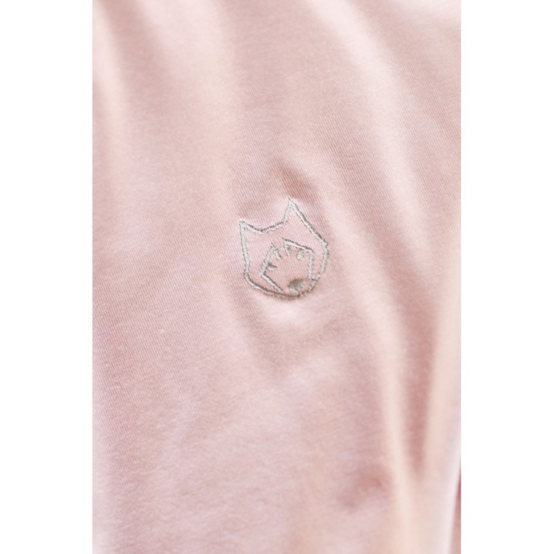 LA030 Koszula nocna z falbankami - różowa