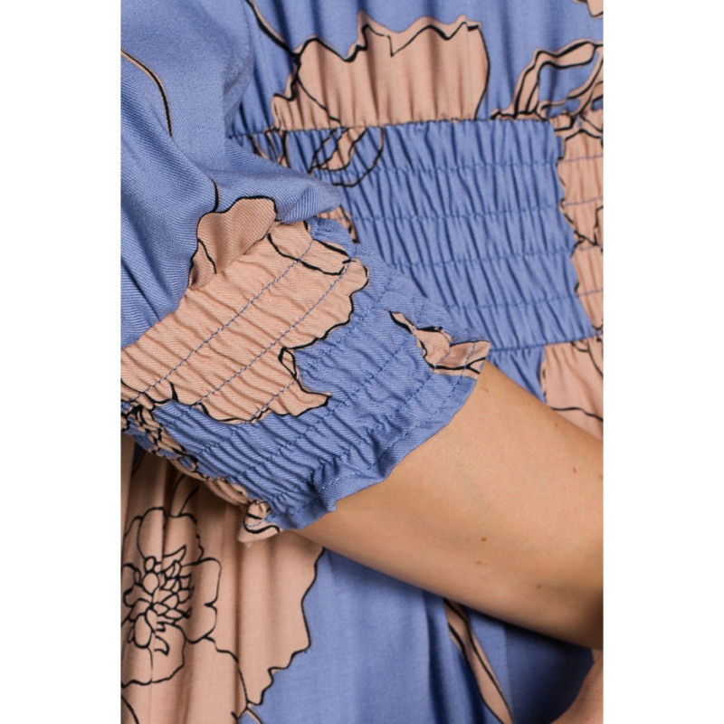 K097 Sukienka mini z wysokim pasem - model 1