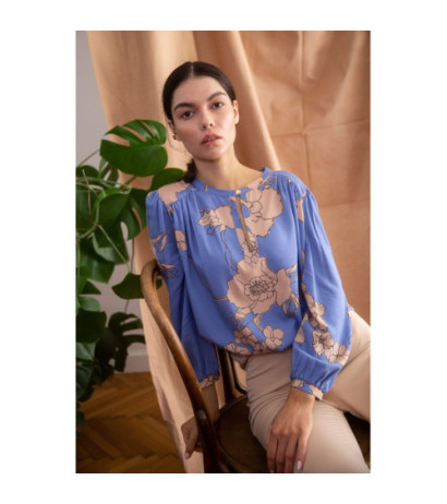 K099 Bluzka z bufiastymi rękawami - model 1