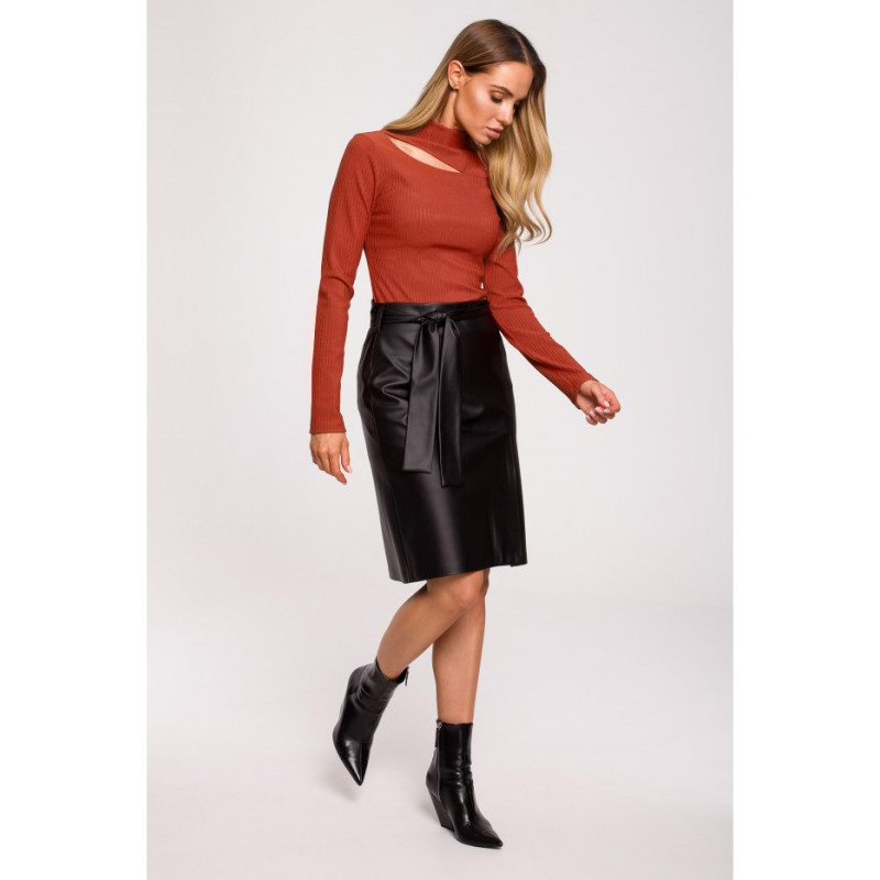 M608 Golf z wycięciem - ceglasty