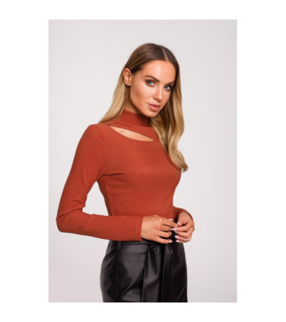 M608 Golf z wycięciem - ceglasty