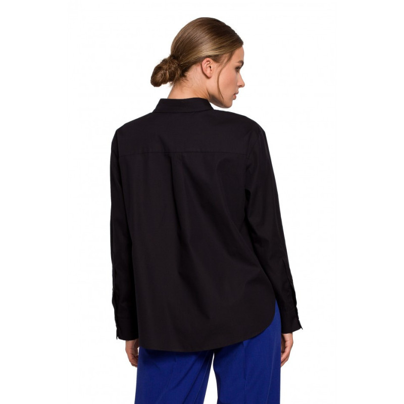S276 Koszula klasyczna - czarna
