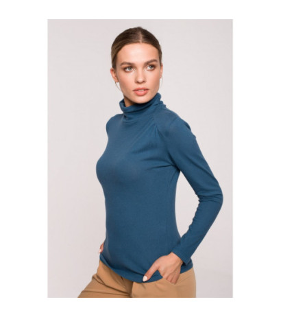 S278 Golf z marszczeniem na boku - morski