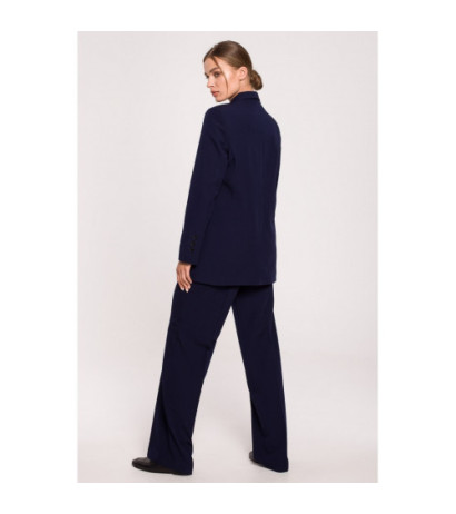 S281 Żakiet dwurzędowy - granatowy