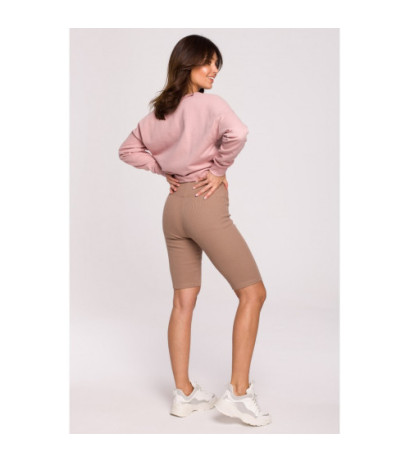 B231 Legginsy typu kolarki - cappuccino
