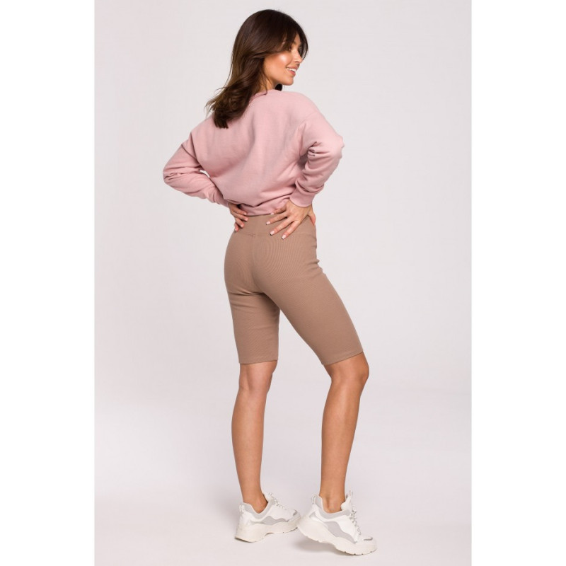 B231 Legginsy typu kolarki - cappuccino