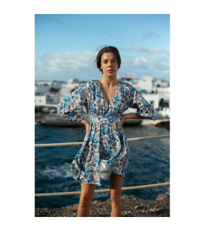 K133 Sukienka rozkloszowana mini - model 2