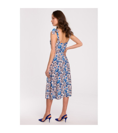 K134 Sukienka z wiązanymi ramiączkami - model 2