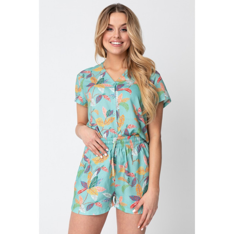 LA105 Spodenki od piżamy z nadrukiem - model 3