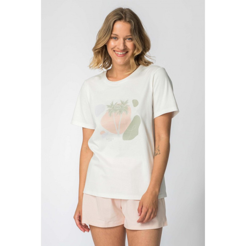 LA108 T-shirt z nadrukiem wakacyjnym - model 1