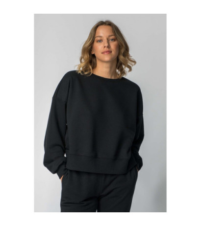 LA111 Bluza ze ściągaczami - czarna