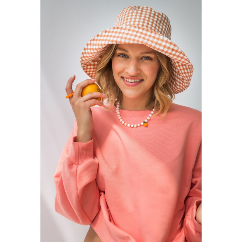 LA111 Bluza ze ściągaczami - koralowa