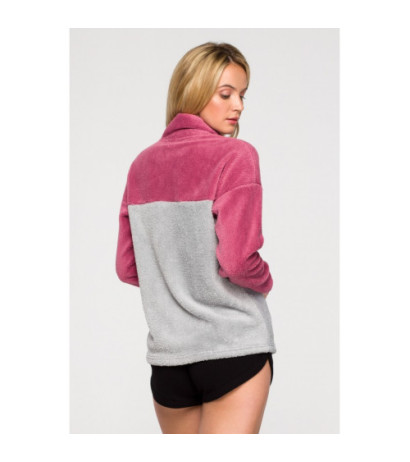 LA115 Pluszowa bluza na zamek - model 2