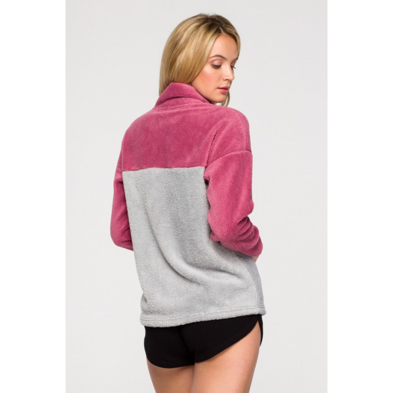 LA115 Pluszowa bluza na zamek - model 2