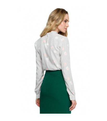 S125 Kobieca bluzka z nadrukiem - model 2