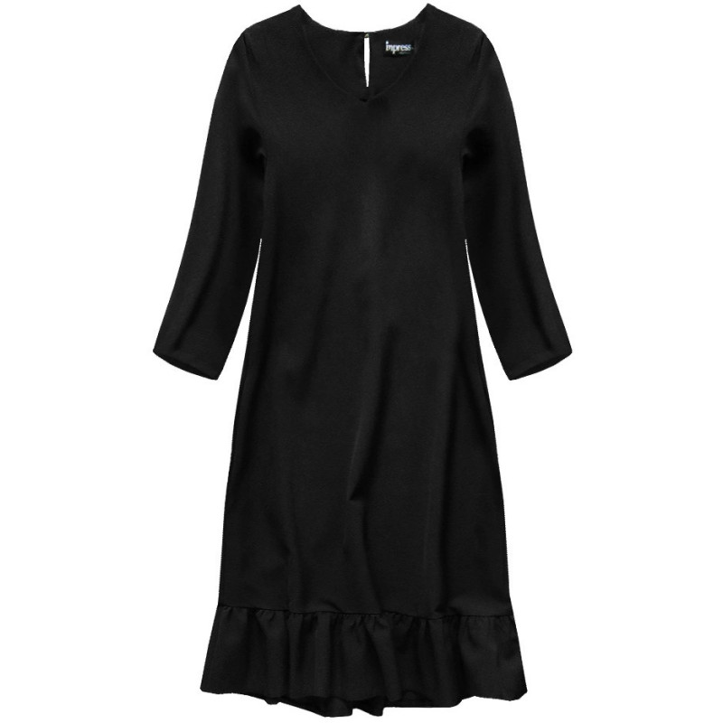 FRILL DRESS BLACK (134ART)