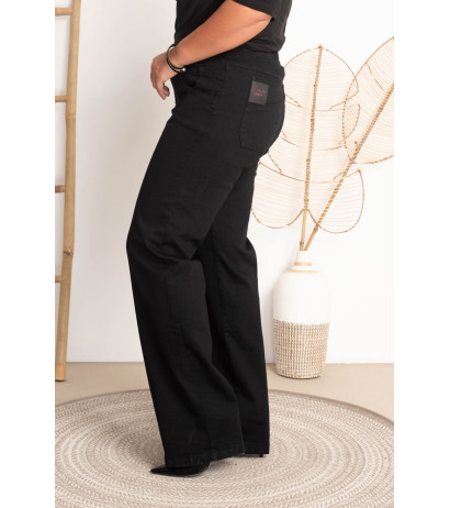 High-waisted flared jeans JEANGA 11 K10 Black