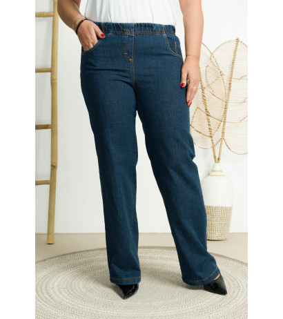 High-waisted flared jeans JEANGA 11 Blue
