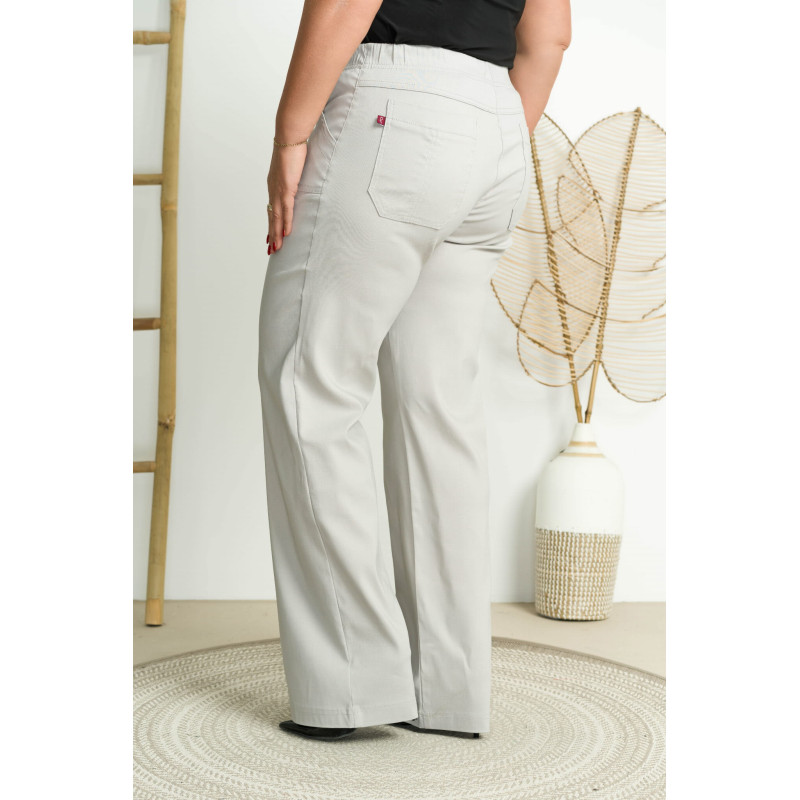 Platėjantys tamprūs džinsai paaukštintu liemeniu MIXA 11 Siwe