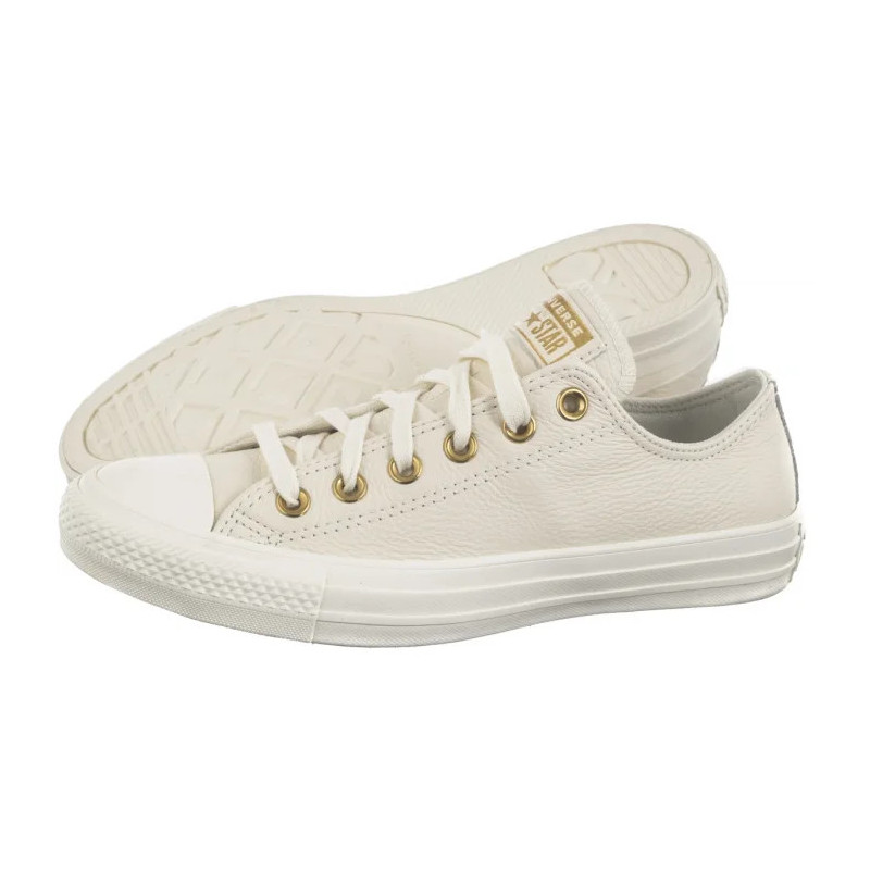 Converse CTAS Ox Egret/Egret/Gold A13814C (CO744-a) bateliai