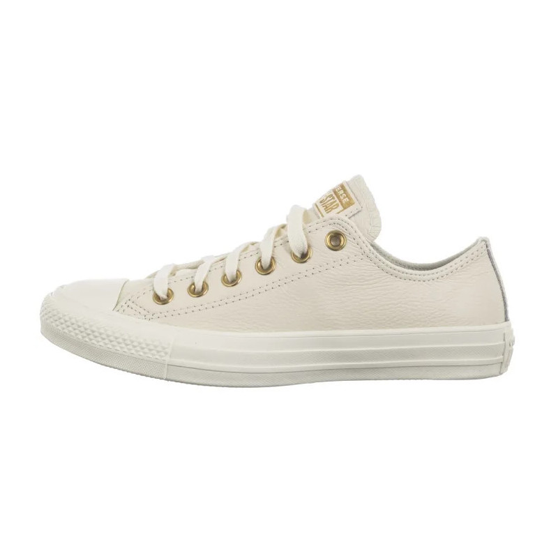 Converse CTAS Ox Egret/Egret/Gold A13814C (CO744-a) shoes