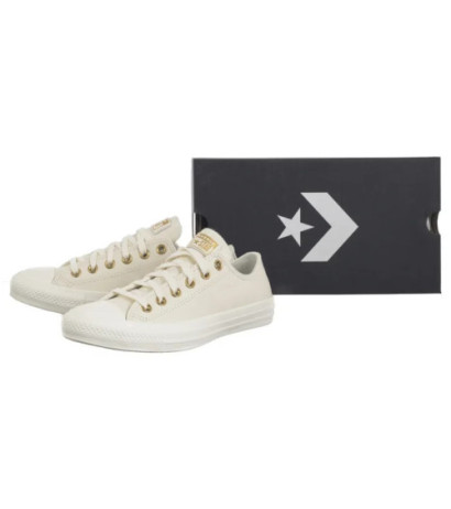 Converse CTAS Ox Egret/Egret/Gold A13814C (CO744-a) bateliai
