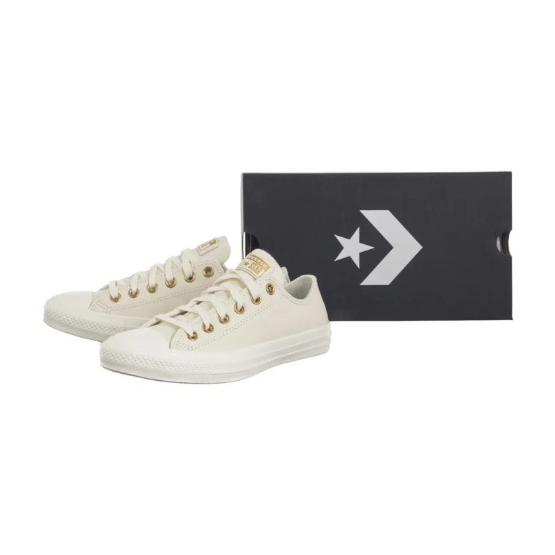 Converse CTAS Ox Egret/Egret/Gold A13814C (CO744-a) bateliai