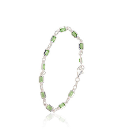 Silver bracelet 2600428_CZ-LG, Silver 925°, Zirkons