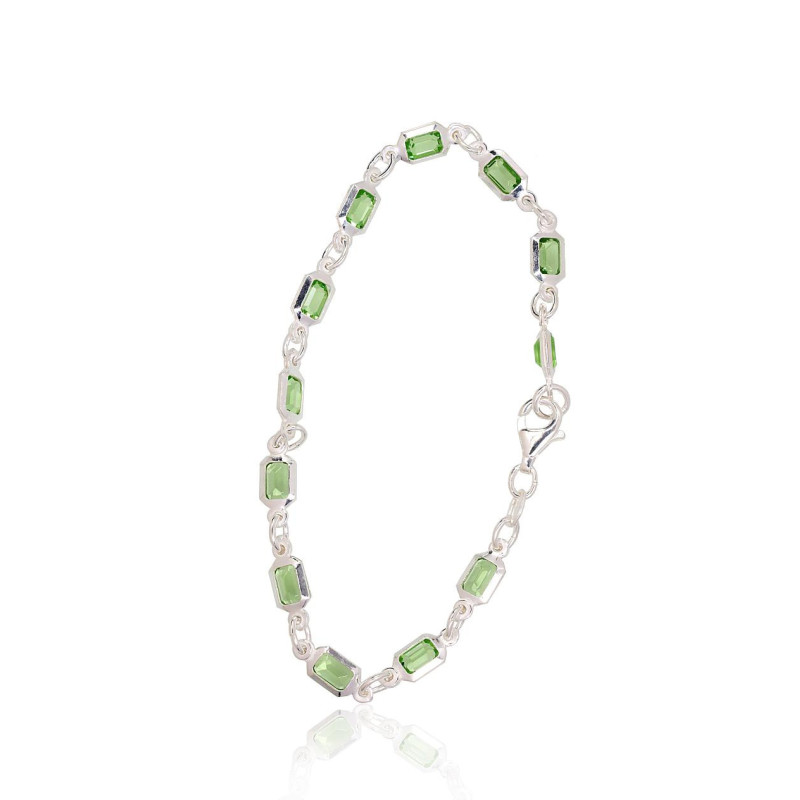 Hõbekäevõru 2600428_CZ-LG, Hõbe 925°, Tsirkonid