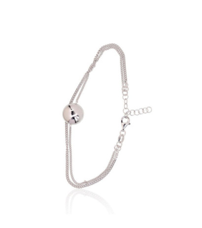Silver bracelet 2600430(PRh-Gr), Silver 925°, Rhodium (Plating)