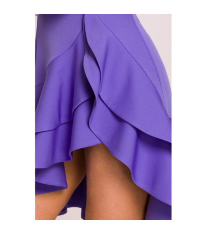 M850 Sukienka z falbanami - jasny fiolet