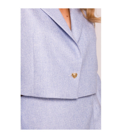 M853 Krótka marynarka - błękitna