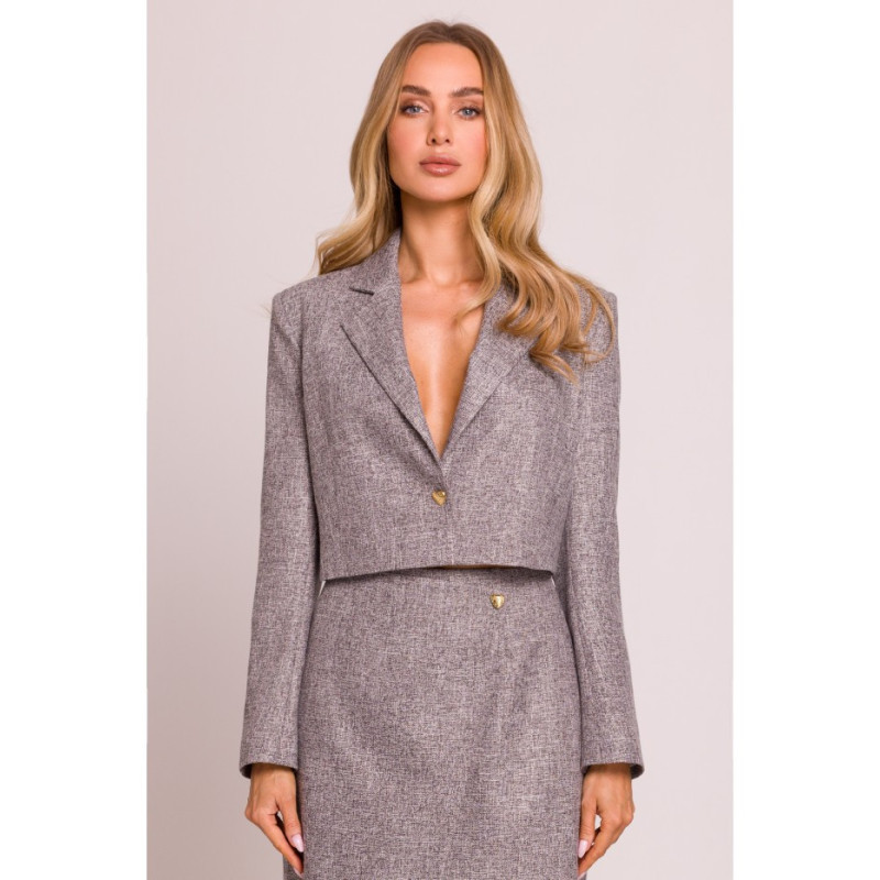 M853 Krótka marynarka - grafitowa