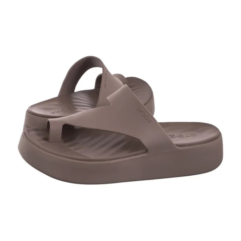 Crocs Getaway Platform Toe Loop Truffle 210834-0LF (CR375-a) kingad