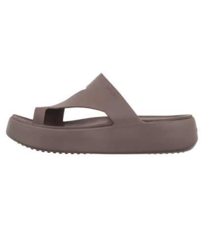 Crocs Getaway Platform Toe Loop Truffle 210834-0LF (CR375-a) šlepetės
