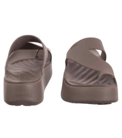 Crocs Getaway Platform Toe Loop Truffle 210834-0LF (CR375-a) flip flops