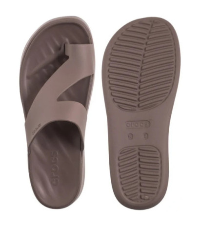 Crocs Getaway Platform Toe Loop Truffle 210834-0LF (CR375-a) šlepetės