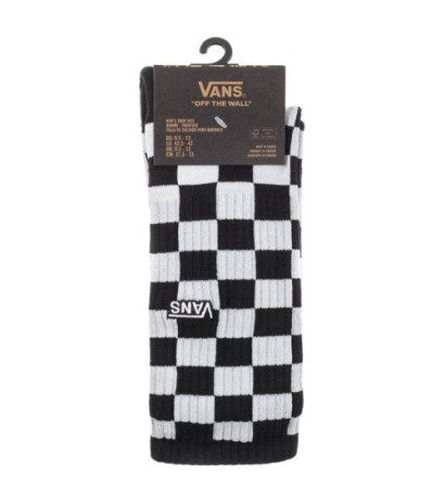 Vans Checkerboard Crew Black/White VN0A3H3NHU01 (VA381-a) kojinės